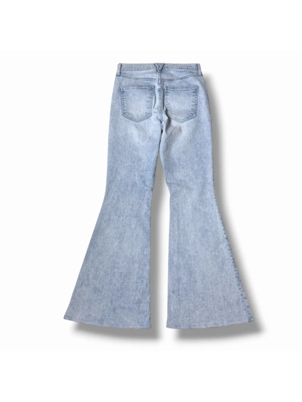 Veronica Beard NEW Sheridan Bell Bottom Flare Jeans in Sky Wash Mid Rise 26x31